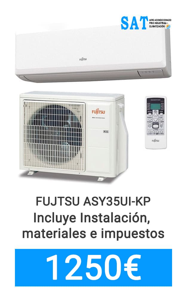 Ofertas aire acondicionado Fujitsu